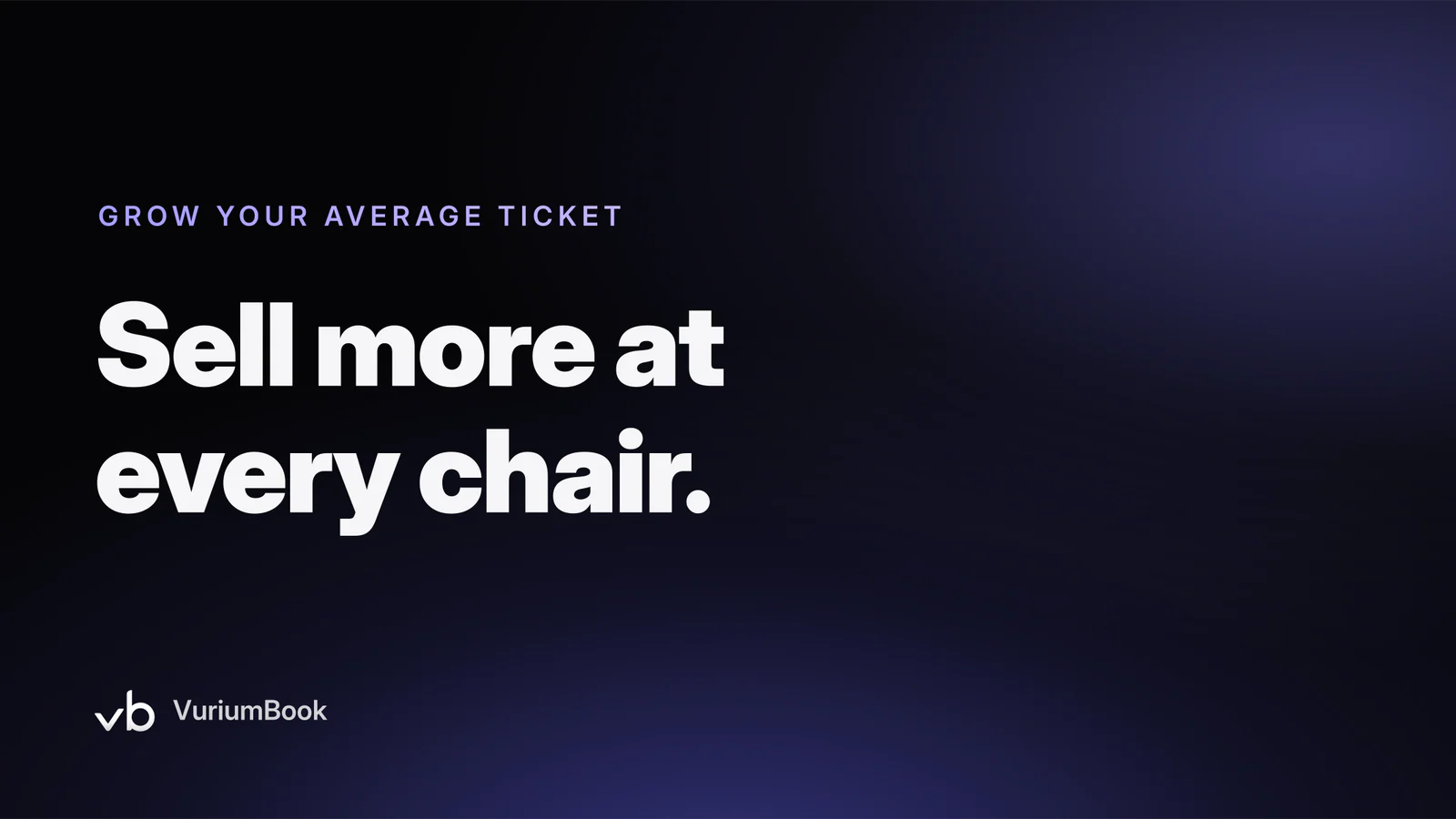 Bold white headline on dark background with violet accent stripe left side